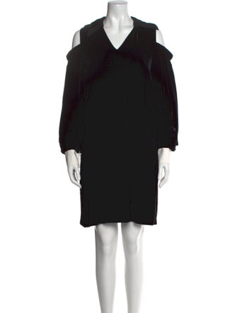 Fendi V-Neck Mini Dress