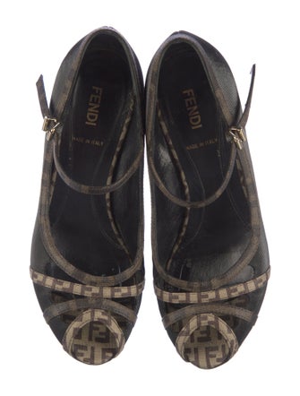 Fendi Zucca FF Logo Printed Espadrilles