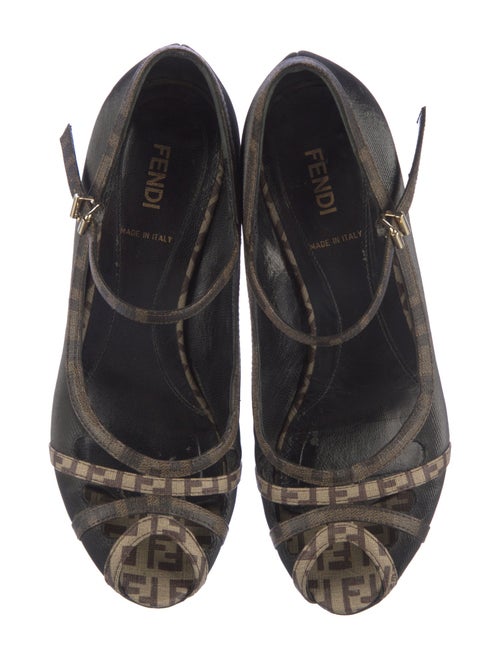 Fendi Zucca FF Logo Printed Espadrilles