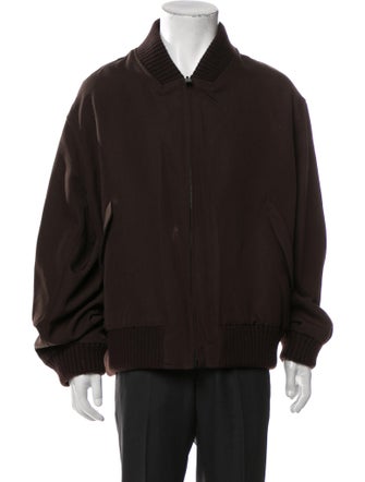 Fendi Reversible Virgin Wool Bomber Jacket