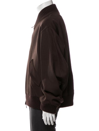 Fendi Reversible Virgin Wool Bomber Jacket