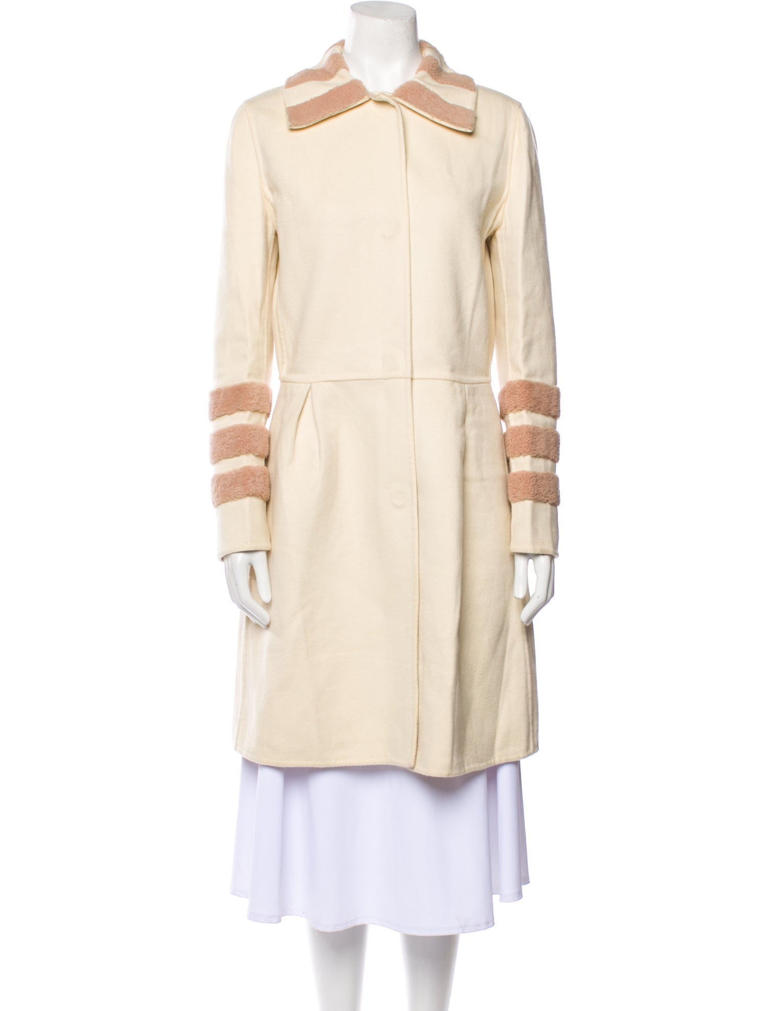 Fendi Printed Faux Fur Coat