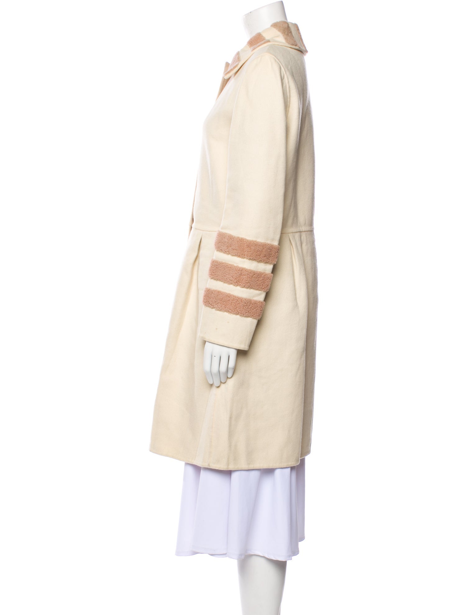 Fendi Printed Faux Fur Coat