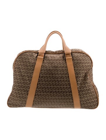 Fendi Luggage and Travel Zucchino FF Weekender Bag Large Vintage