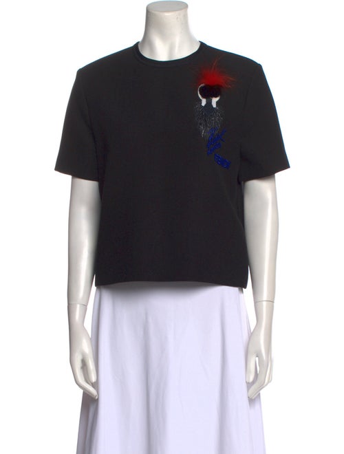 Fendi Graphic Print Crew Neck T-Shirt