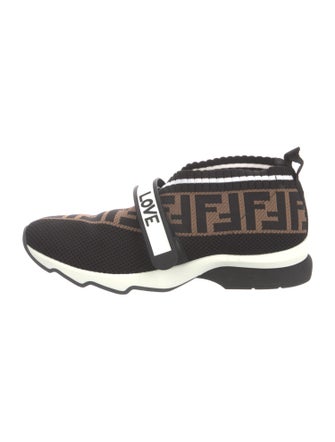Fendi Zucca FF Logo Printed Sock Sneakers