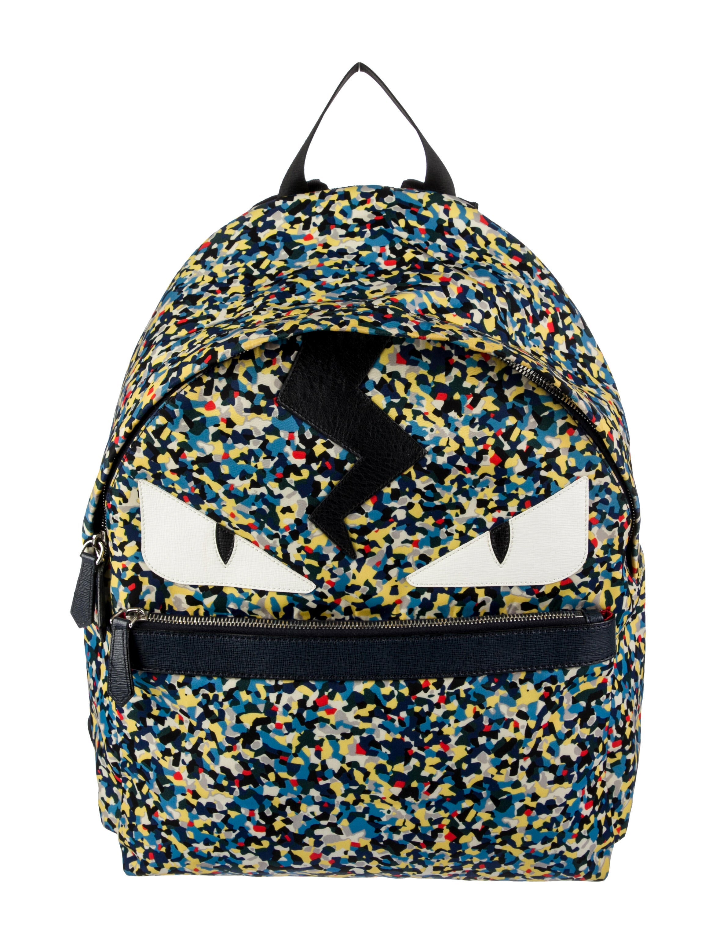 Fendi Nylon Monster Eye Backpack