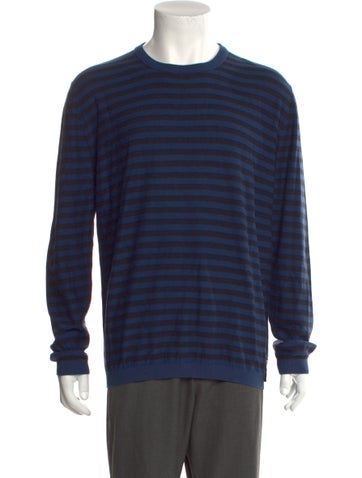 Fendi Sweaters Striped Crew Neck Pullover Us42, It52 | XL