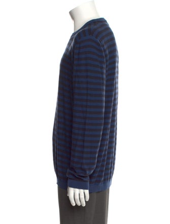 Fendi Striped Crew Neck Pullover
