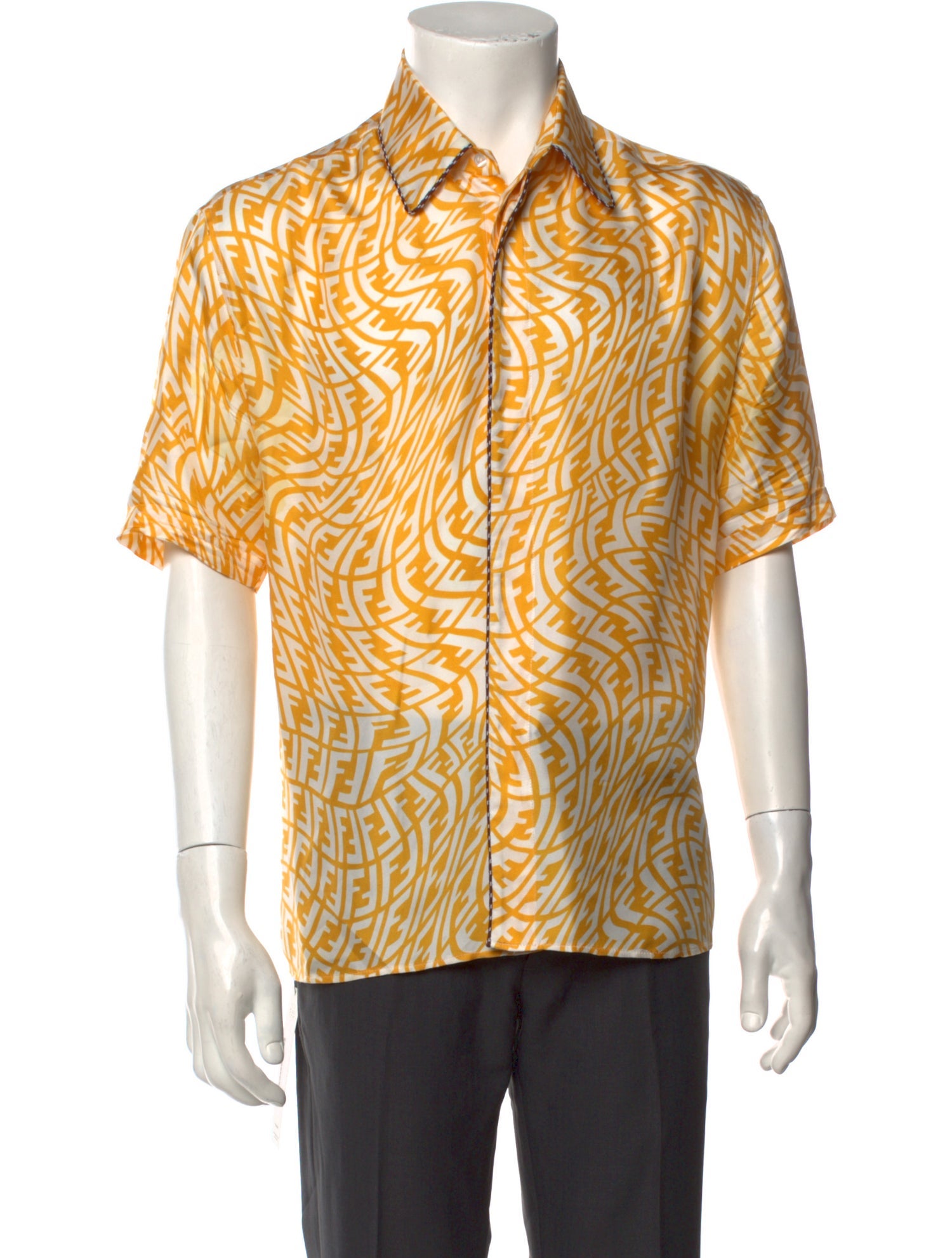 Fendi Zucca FF Logo Printed Shirt