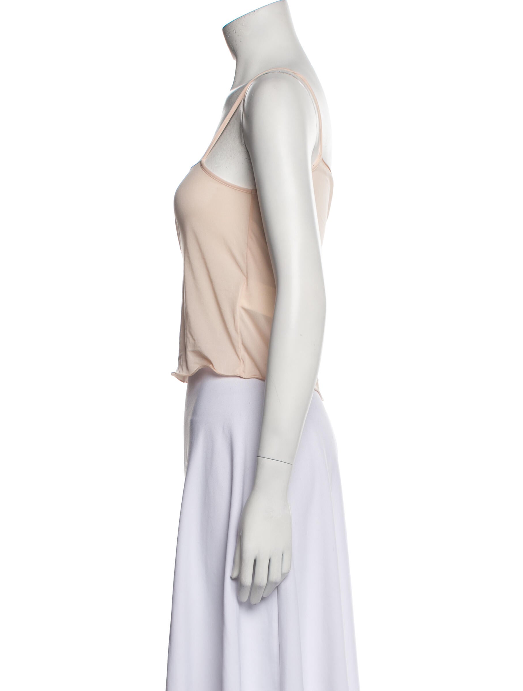 Fendi Square Neckline Sleeveless Top