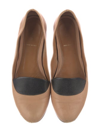 Fendi Leather Colorblock Pattern Loafers