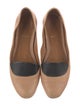 Fendi Leather Colorblock Pattern Loafers