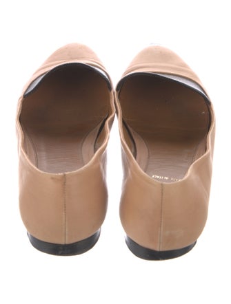 Fendi Leather Colorblock Pattern Loafers