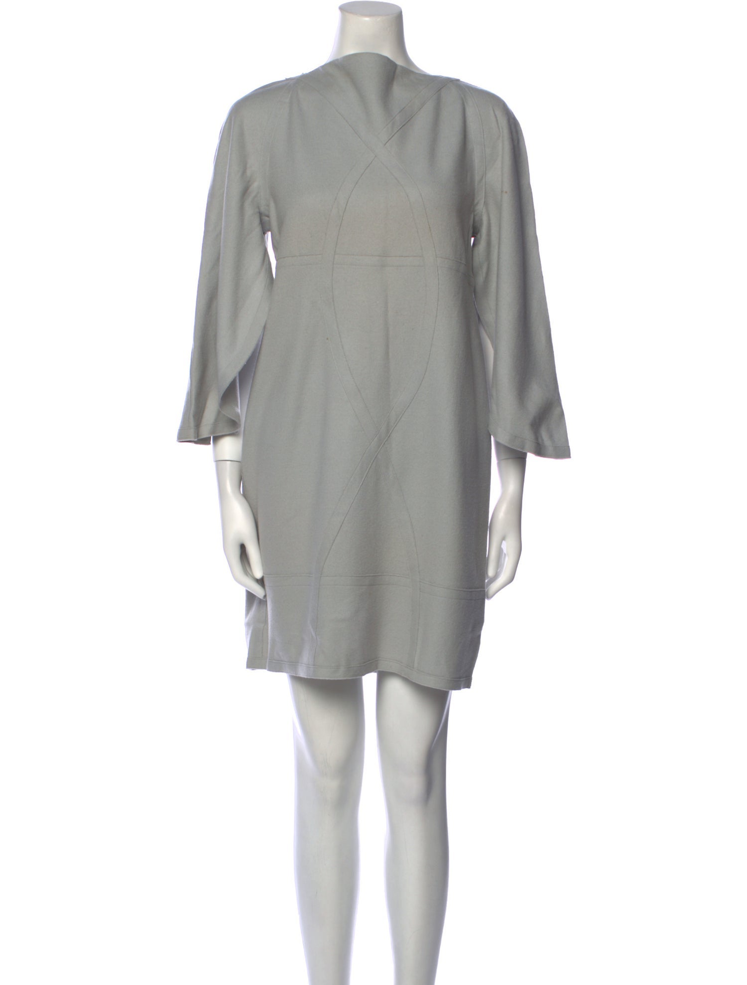 Fendi Virgin Wool Mini Dress