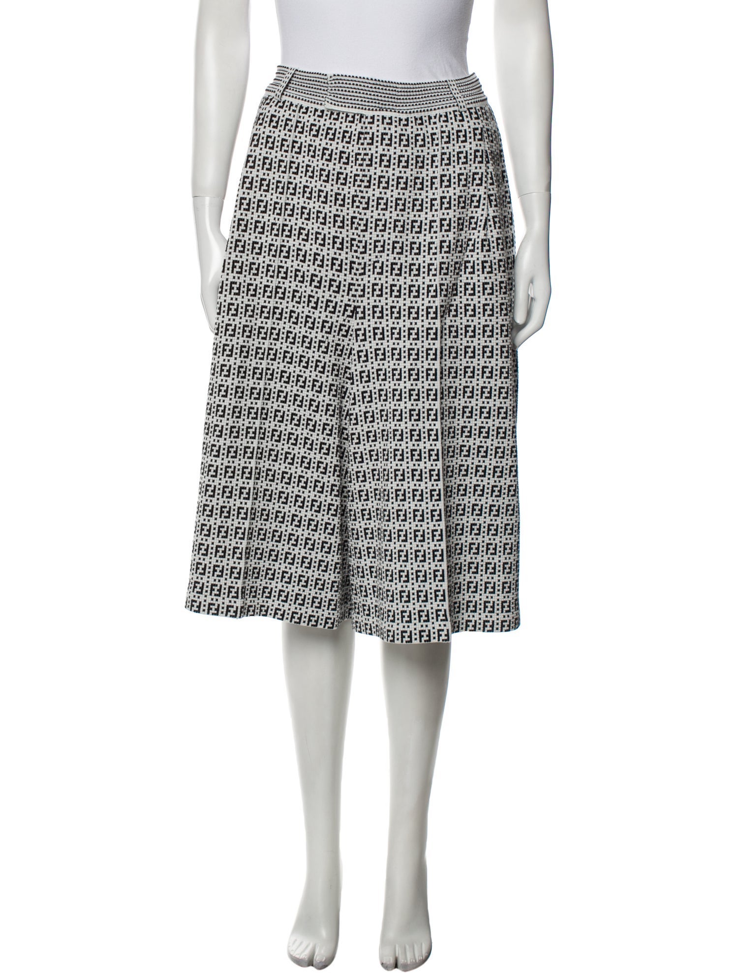 Fendi Printed Knee-Length Shorts w/ Tags