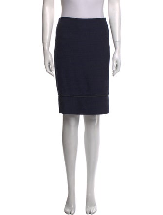 Fendi Braided Accents Knee-Length Skirt