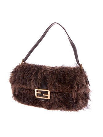 Fendi Faux Fur Shoulder Bag