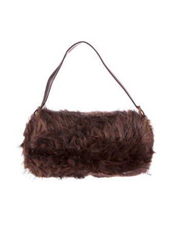 Fendi Faux Fur Shoulder Bag