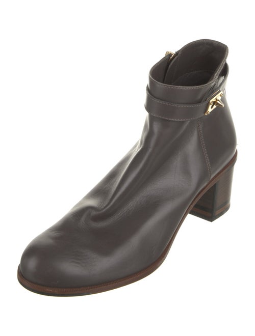 Fendi Leather Studded Accents Boots