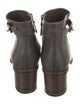 Fendi Leather Studded Accents Boots