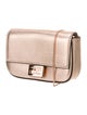 Fendi Leather Double Flap Baguette Nano