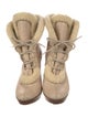 Fendi Leather Lace-Up Boots