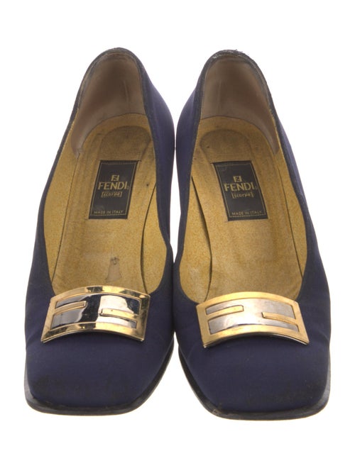 Fendi Zucca FF Logo Pumps