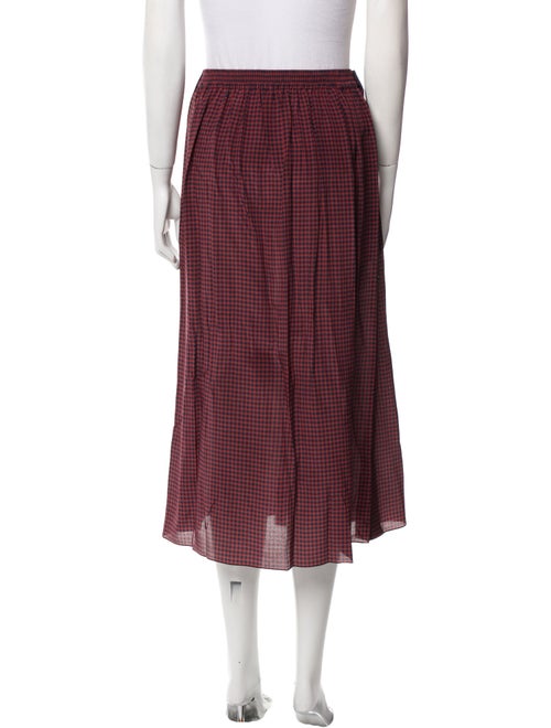 Fendi Silk Midi Length Skirt