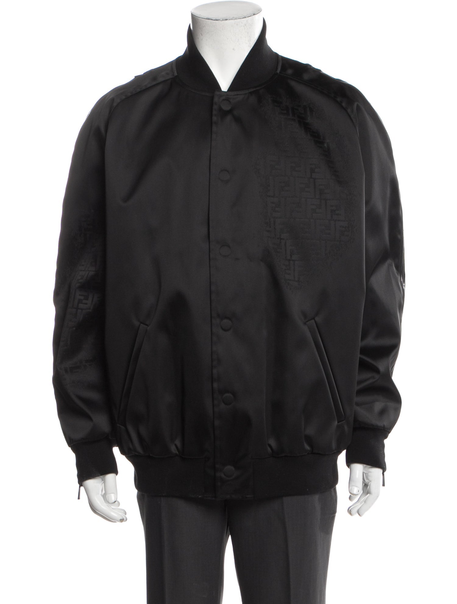 Fendi Zucca FF Logo Bomber Jacket