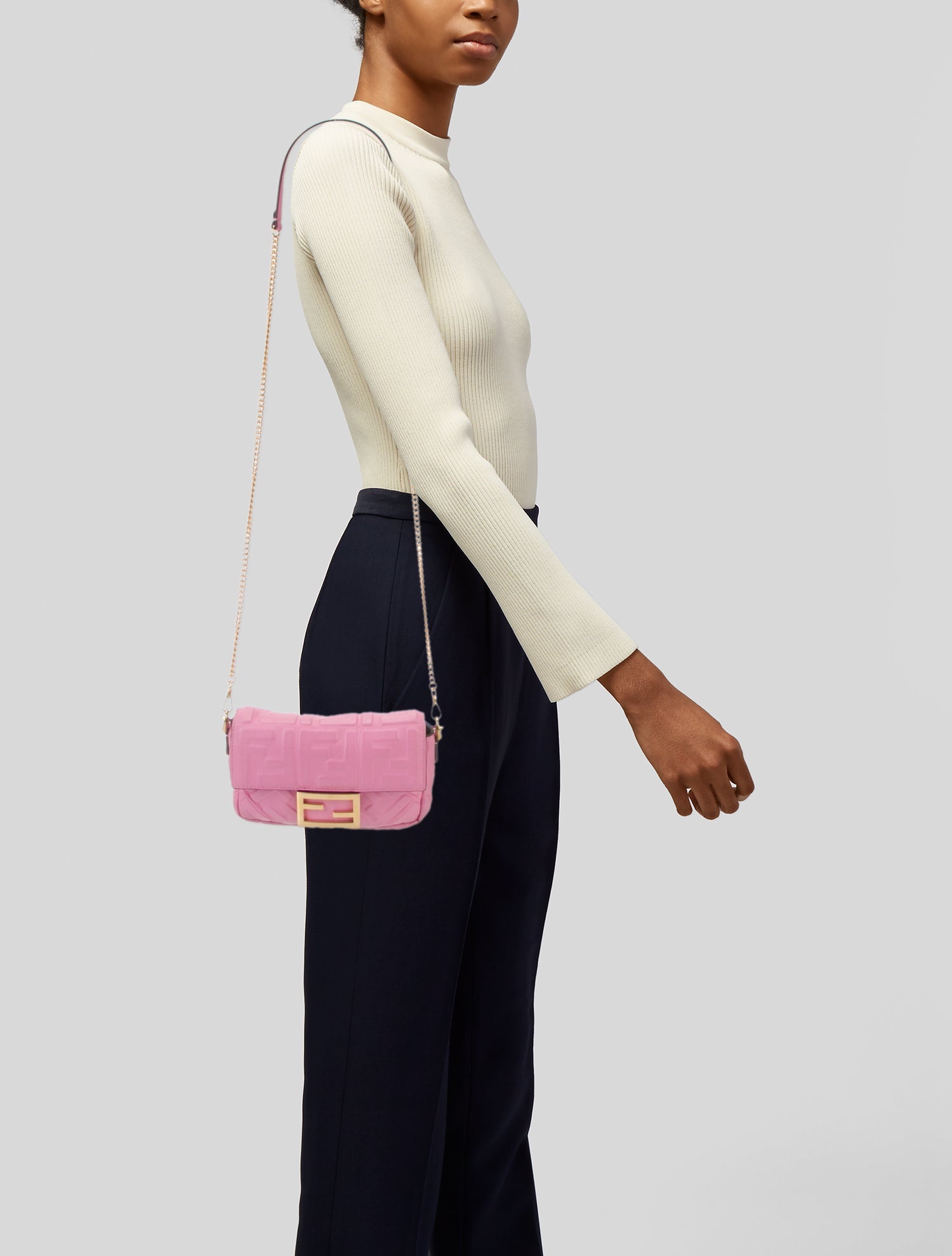 Fendi Zucca FF Baguette Mini