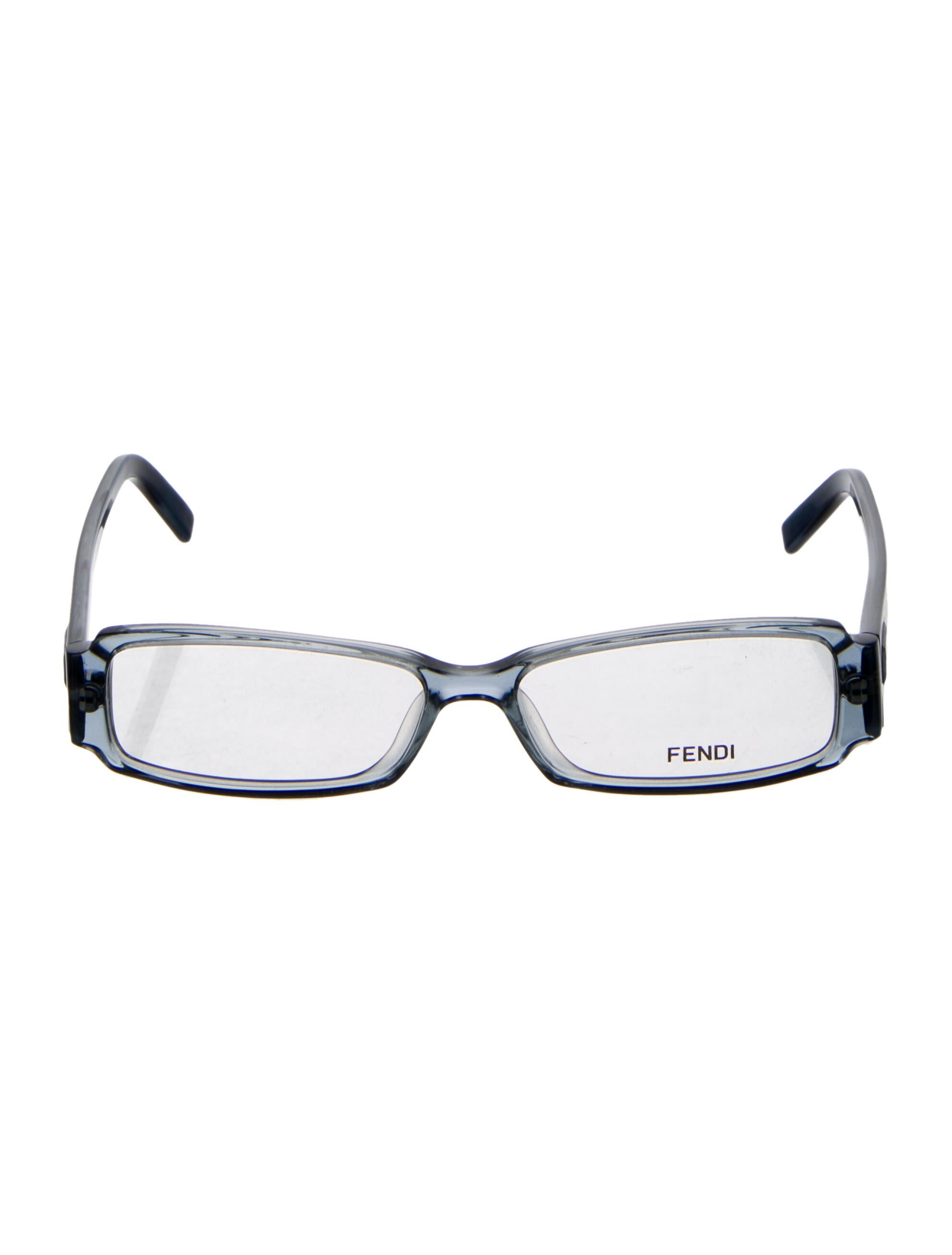 Fendi Square Eyeglasses - Blue Eyeglasses, Accessories