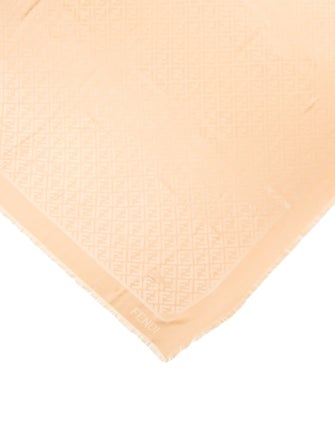 Fendi Wool Printed Shawl