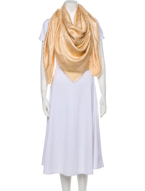 Fendi Wool Printed Shawl