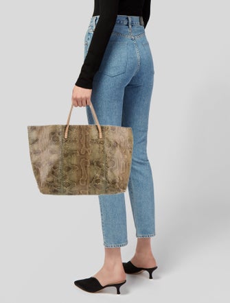 Fendi Python Tote