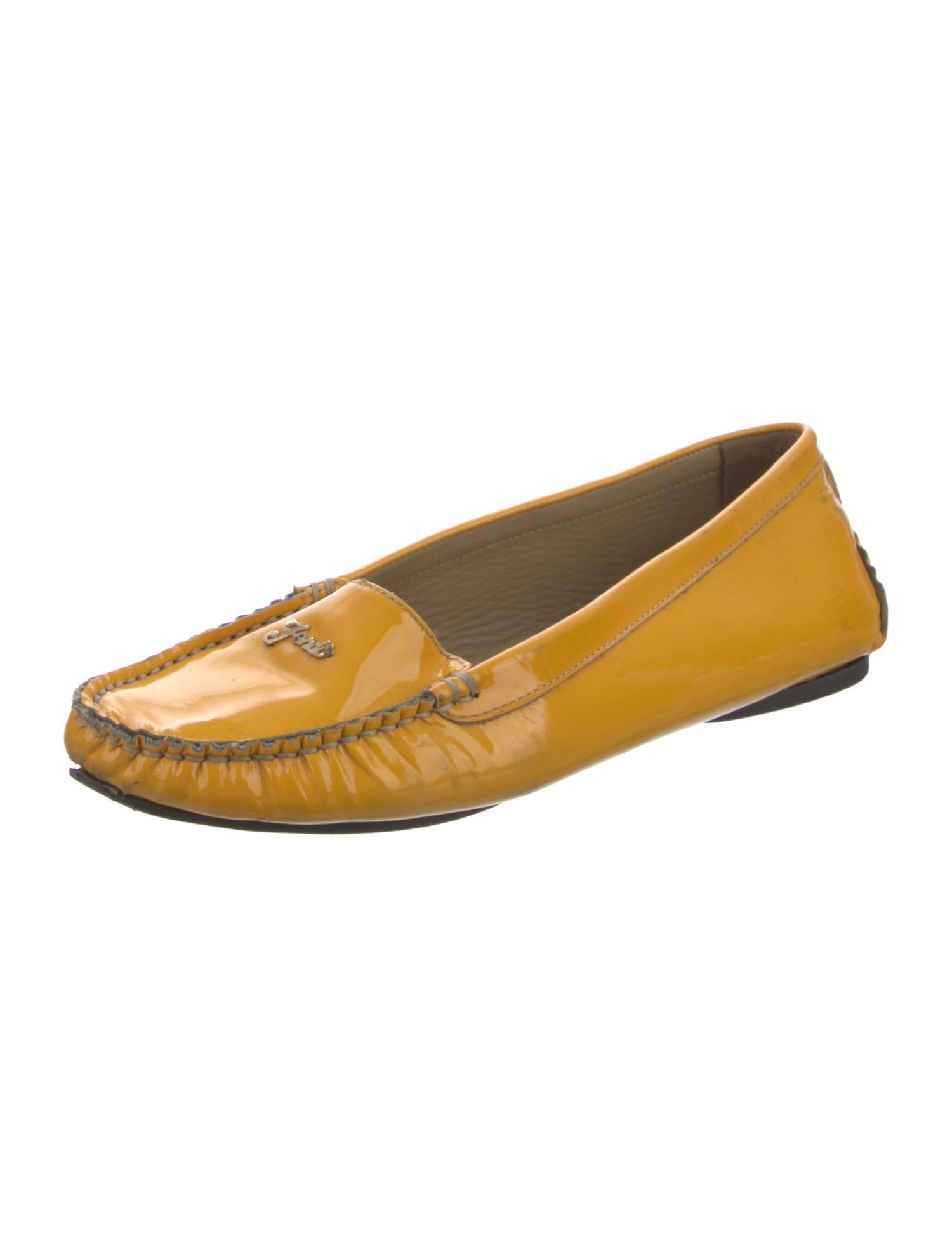 Fendi Patent Leather Loafers