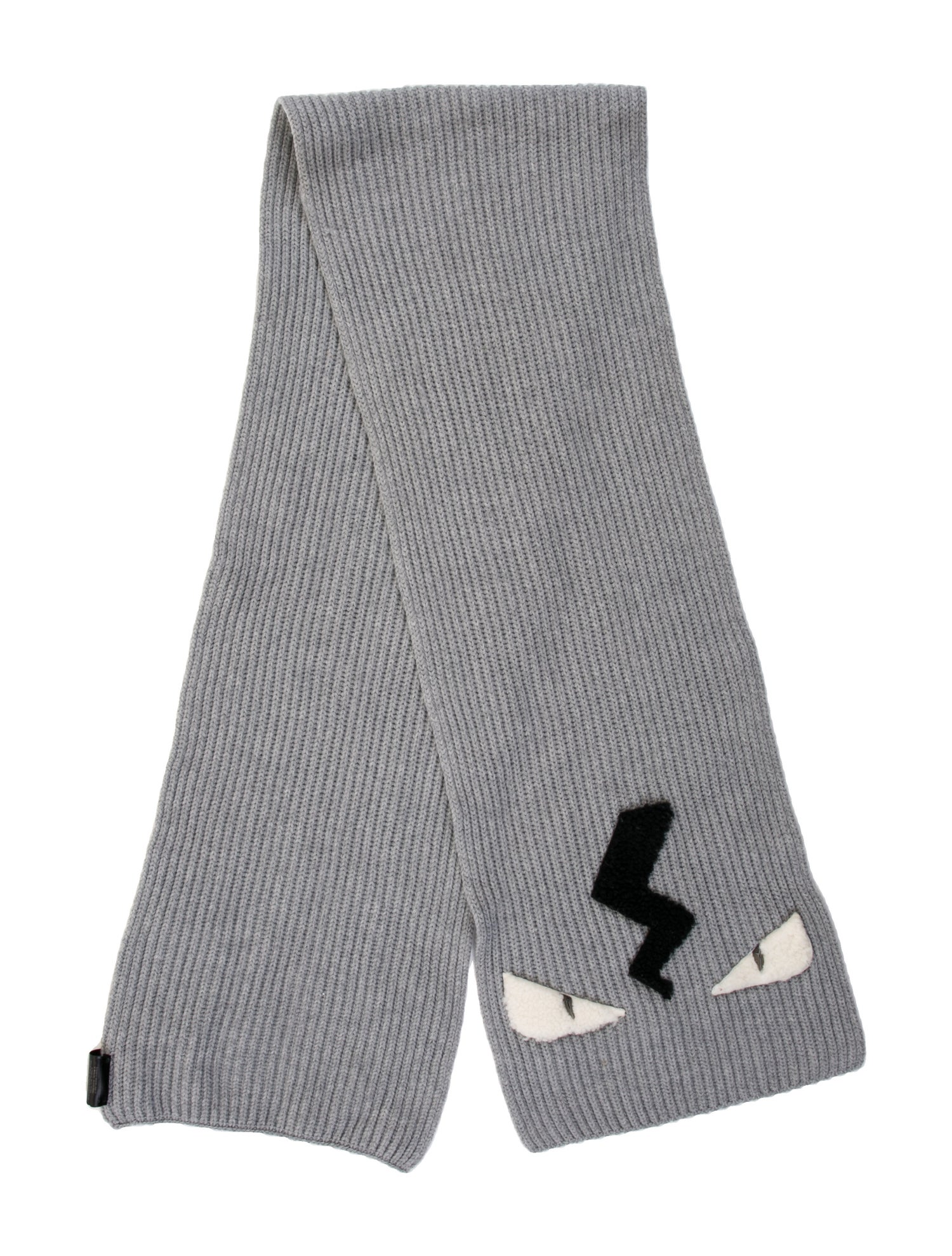 Fendi Wool Graphic Print Scarf