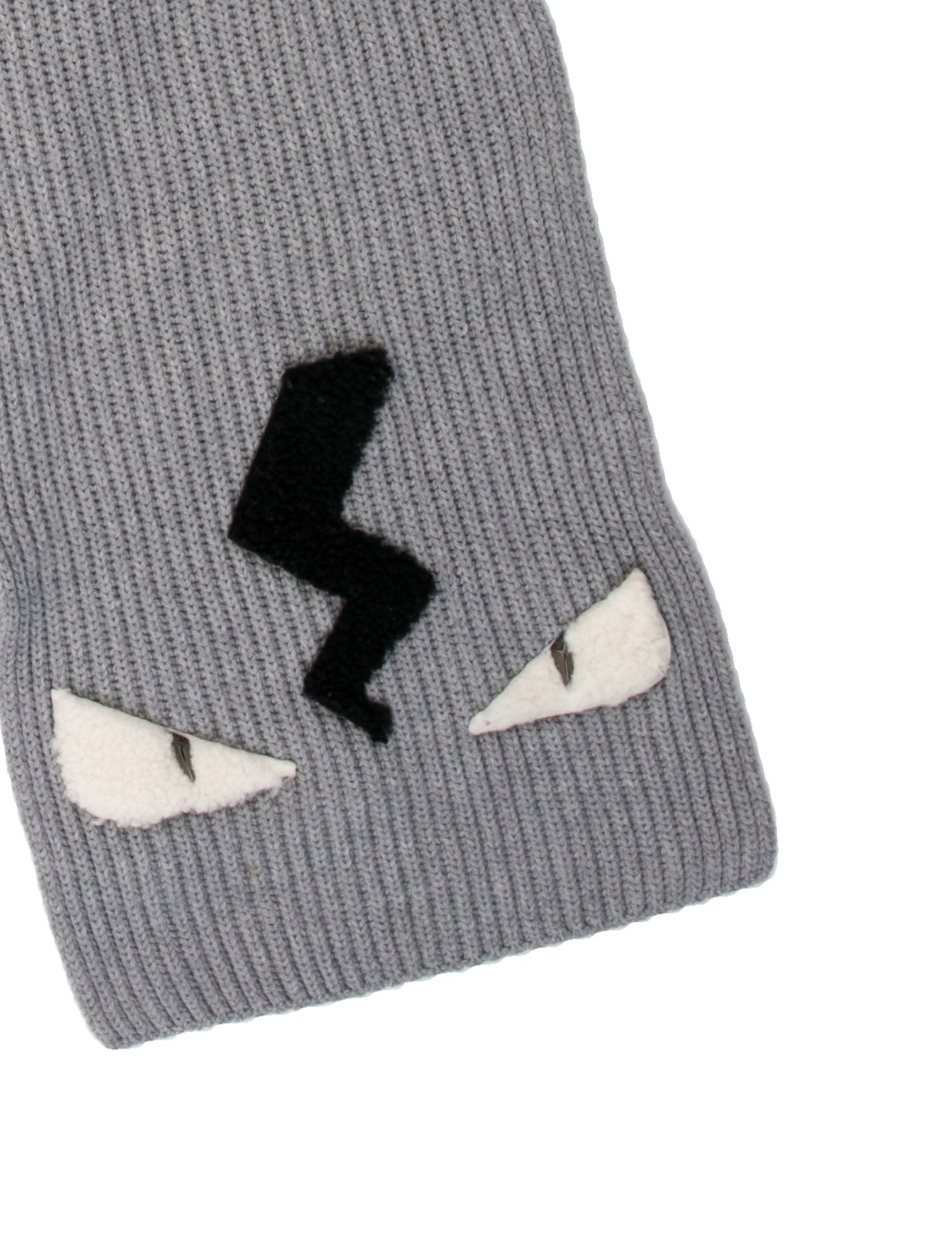 Fendi Wool Graphic Print Scarf