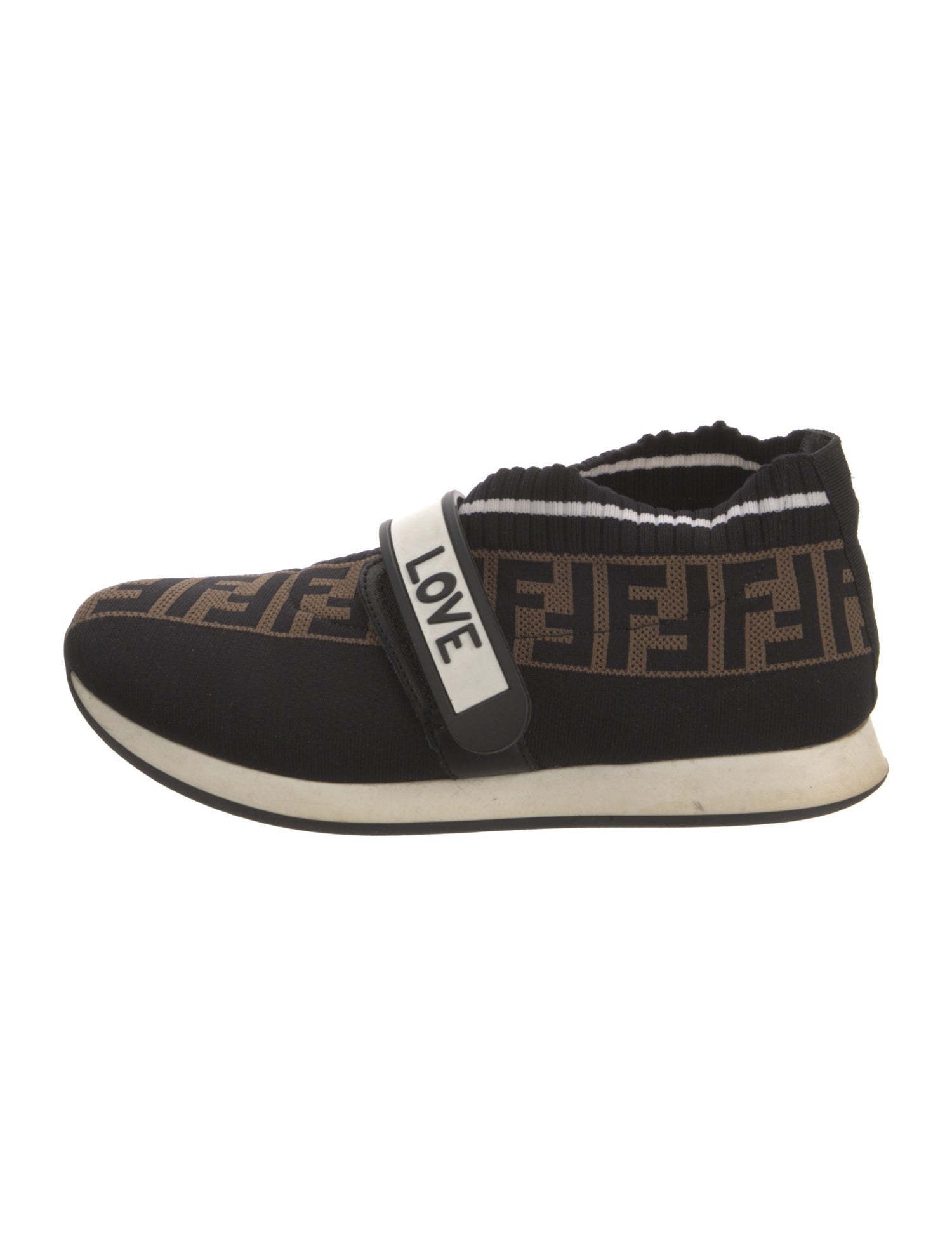 Fendi Zucca FF Logo Printed Sneakers