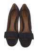 Fendi Suede Bow Accents Pumps