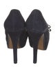 Fendi Suede Bow Accents Pumps