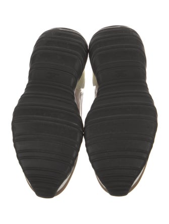 Fendi Zucca FF Logo Leather Athletic Sneakers