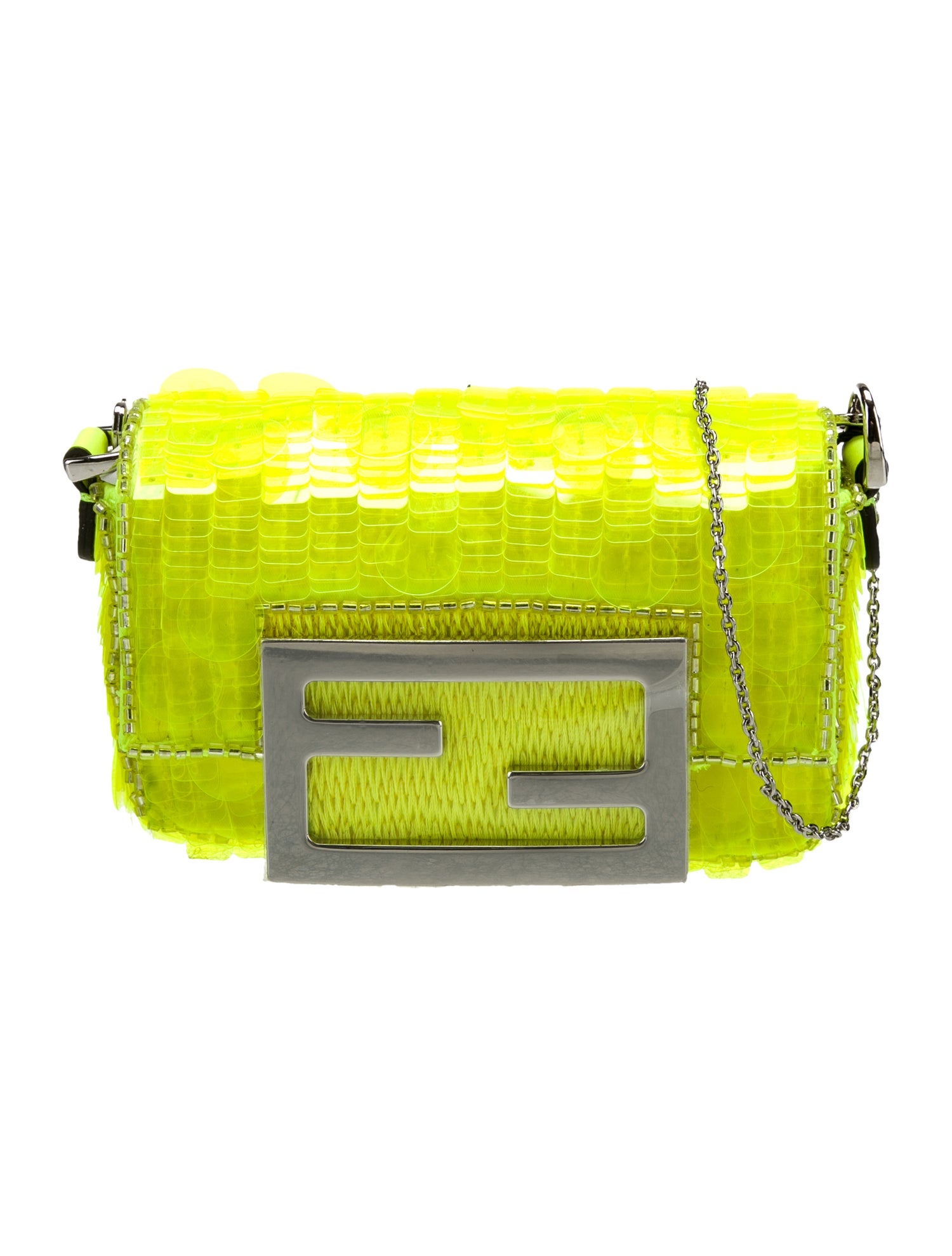 Fendi Sequins Baguette Nano 2023 w/ Tags