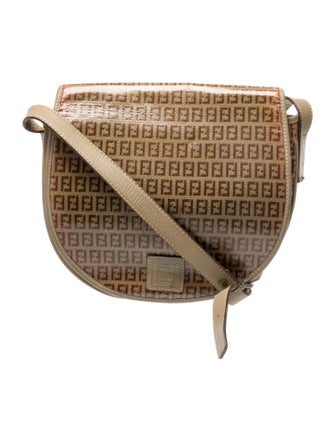Fendi Zucca FF Shoulder Bag Vintage
