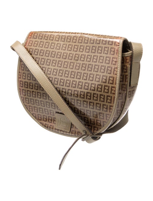 Fendi Zucca FF Shoulder Bag Vintage