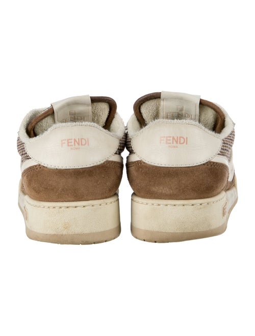 Fendi Houndstooth Print Sneakers