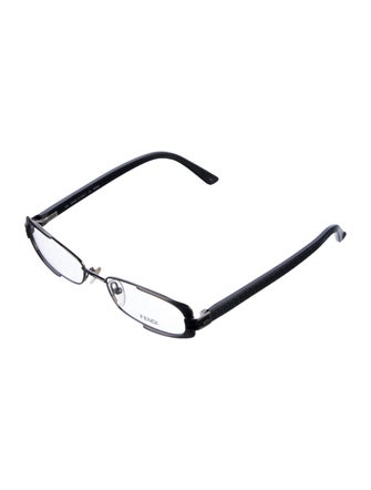 Fendi Zucca FF Logo Square Eyeglasses