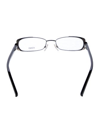 Fendi Zucca FF Logo Square Eyeglasses