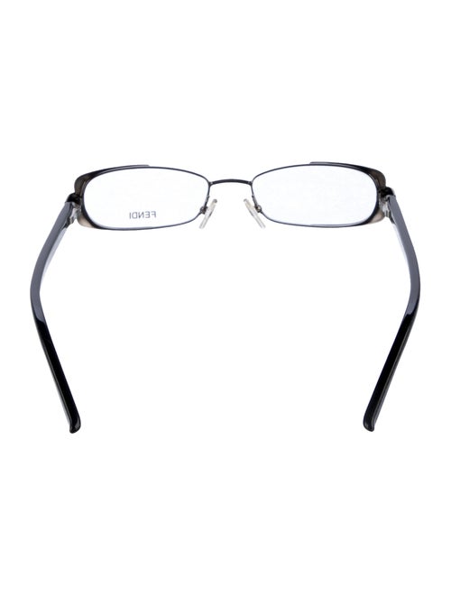 Fendi Zucca FF Logo Square Eyeglasses