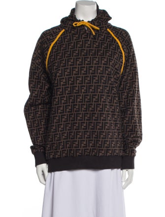 Fendi Printed Mock Neck Sweatshirt